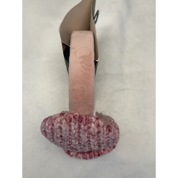 New Women's Cuddl Duds Soft  Chenille Pink Multi Earmuffs 1 size - Picture 6 of 7